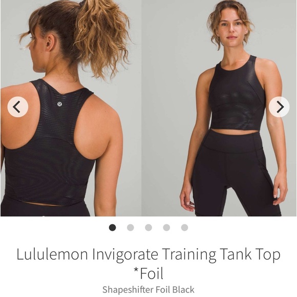 Lululemon Invigorate Training Tank Top Foil
Shapeshifter Foil Black 2021 Everlux - Picture 1 of 8